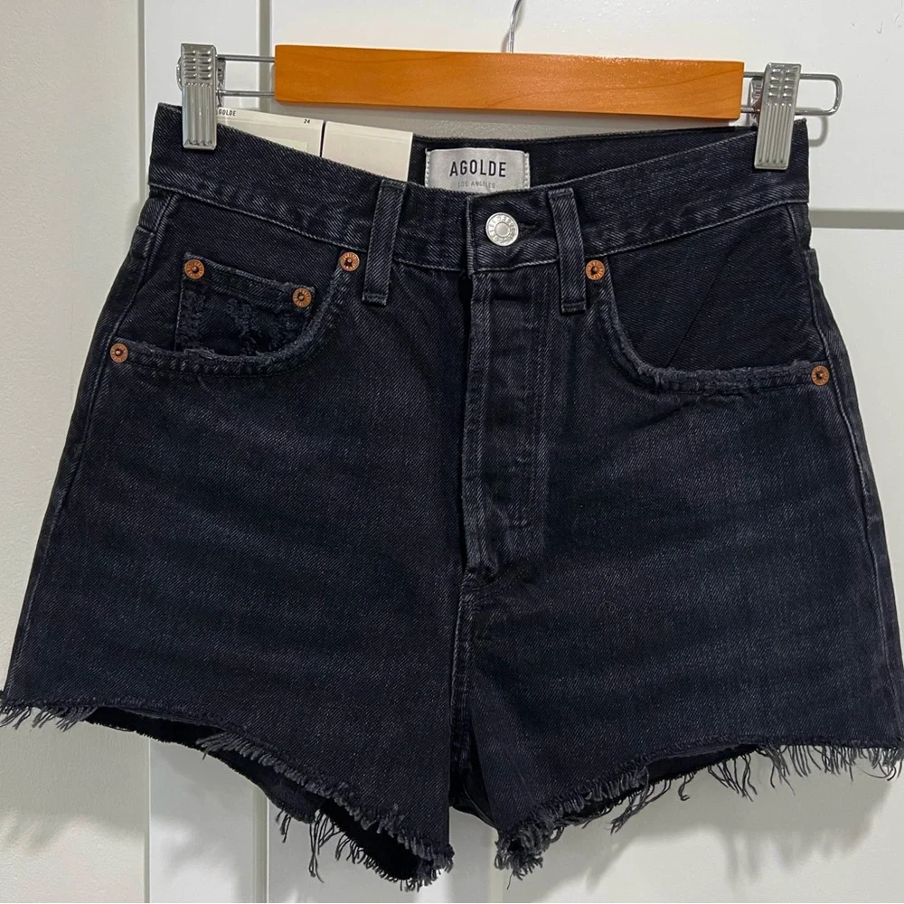 agolde Mila Denim Shorts - Picture 5 of 6